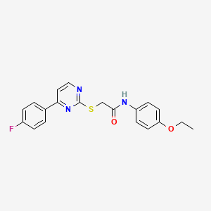 N~1~-(4-ETHOXYPHENYL)-2-{[4-(4-FLUOROPHENYL)-2-PYRIMIDINYL]SULFANYL}ACETAMIDE