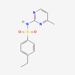 4-ETHYL-N-(4-METHYLPYRIMIDIN-2-YL)BENZENE-1-SULFONAMIDE