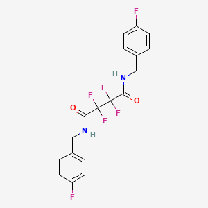 2,2,3,3-tetrafluoro-N,N'-bis(4-fluorobenzyl)succinamide