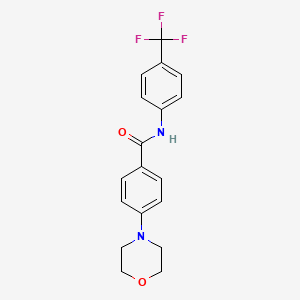 4-(4-morpholinyl)-N-[4-(trifluoromethyl)phenyl]benzamide