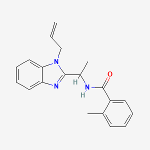 N-[1-(1-allyl-1H-benzimidazol-2-yl)ethyl]-2-methylbenzamide