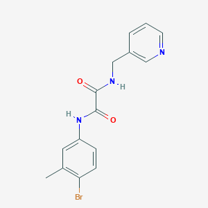 N-(4-bromo-3-methylphenyl)-N'-(3-pyridinylmethyl)ethanediamide