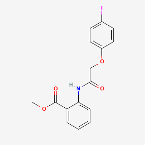 methyl 2-{[(4-iodophenoxy)acetyl]amino}benzoate