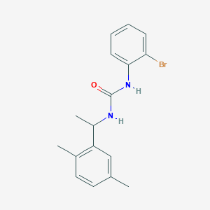 N-(2-bromophenyl)-N'-[1-(2,5-dimethylphenyl)ethyl]urea