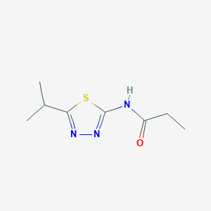 N-(5-isopropyl-1,3,4-thiadiazol-2-yl)propanamide