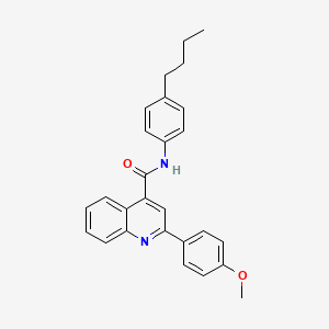 N-(4-butylphenyl)-2-(4-methoxyphenyl)-4-quinolinecarboxamide