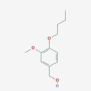 molecular formula C12H18O3 B4742729 (4-butoxy-3-methoxyphenyl)methanol 