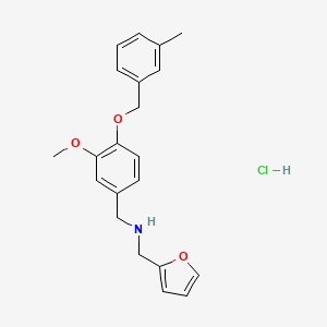 (2-furylmethyl){3-methoxy-4-[(3-methylbenzyl)oxy]benzyl}amine hydrochloride