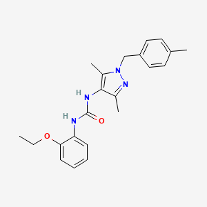 N-[3,5-dimethyl-1-(4-methylbenzyl)-1H-pyrazol-4-yl]-N'-(2-ethoxyphenyl)urea