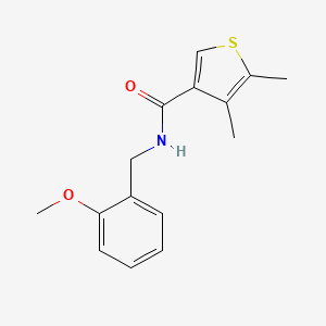 N-(2-methoxybenzyl)-4,5-dimethyl-3-thiophenecarboxamide