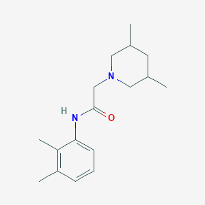 molecular formula C17H26N2O B4743018 N-(2,3-dimethylphenyl)-2-(3,5-dimethyl-1-piperidinyl)acetamide 