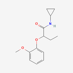 N-cyclopropyl-2-(2-methoxyphenoxy)butanamide