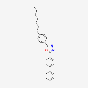 2-(4-biphenylyl)-5-(4-heptylphenyl)-1,3,4-oxadiazole