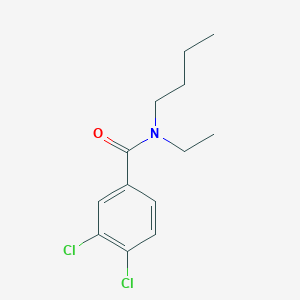 molecular formula C13H17Cl2NO B4743135 N-butyl-3,4-dichloro-N-ethylbenzamide 