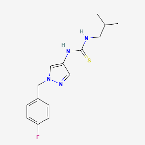 N-[1-(4-fluorobenzyl)-1H-pyrazol-4-yl]-N'-isobutylthiourea