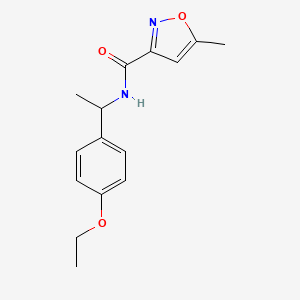 N-[1-(4-ethoxyphenyl)ethyl]-5-methyl-3-isoxazolecarboxamide