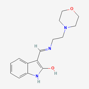 3-({[2-(4-morpholinyl)ethyl]amino}methylene)-1,3-dihydro-2H-indol-2-one