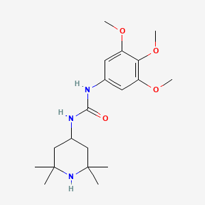 N-(2,2,6,6-tetramethyl-4-piperidinyl)-N'-(3,4,5-trimethoxyphenyl)urea