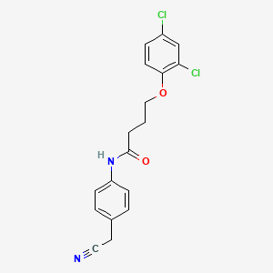 N-[4-(cyanomethyl)phenyl]-4-(2,4-dichlorophenoxy)butanamide