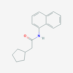 molecular formula C17H19NO B474341 2-cyclopentyl-N-(1-naphthyl)acetamide CAS No. 849513-88-8