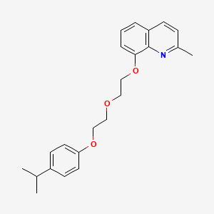 8-{2-[2-(4-isopropylphenoxy)ethoxy]ethoxy}-2-methylquinoline