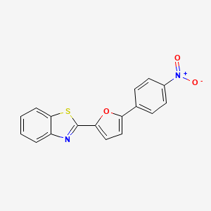 2-[5-(4-nitrophenyl)-2-furyl]-1,3-benzothiazole