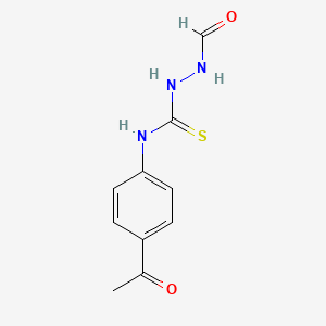 N-(4-acetylphenyl)-2-formylhydrazinecarbothioamide