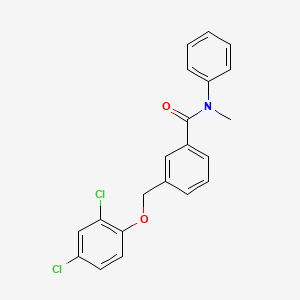 3-[(2,4-dichlorophenoxy)methyl]-N-methyl-N-phenylbenzamide