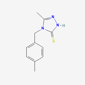 5-methyl-4-(4-methylbenzyl)-4H-1,2,4-triazole-3-thiol