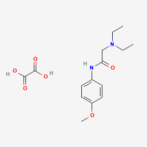 N~2~,N~2~-diethyl-N~1~-(4-methoxyphenyl)glycinamide oxalate