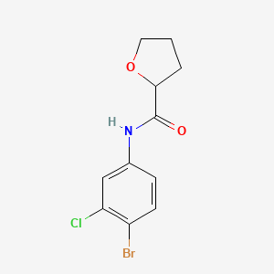 N-(4-bromo-3-chlorophenyl)tetrahydro-2-furancarboxamide