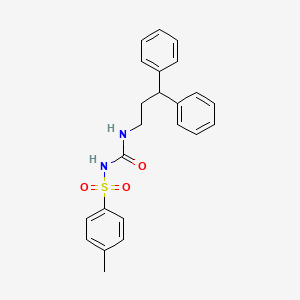 N-{[(3,3-diphenylpropyl)amino]carbonyl}-4-methylbenzenesulfonamide