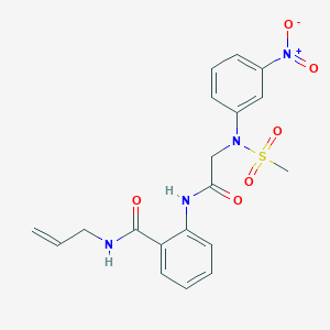 N-allyl-2-{[N-(methylsulfonyl)-N-(3-nitrophenyl)glycyl]amino}benzamide