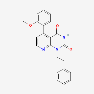 5-(2-methoxyphenyl)-1-(2-phenylethyl)pyrido[2,3-d]pyrimidine-2,4(1H,3H)-dione