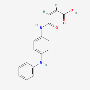 molecular formula C16H14N2O3 B4743714 4-[(4-anilinophenyl)amino]-4-oxo-2-butenoic acid 