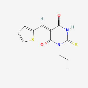 1-allyl-5-(2-thienylmethylene)-2-thioxodihydro-4,6(1H,5H)-pyrimidinedione