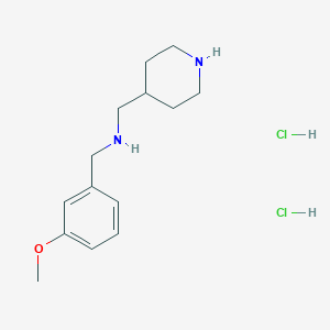 (3-methoxybenzyl)(4-piperidinylmethyl)amine dihydrochloride