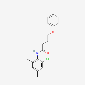 N-(2-chloro-4,6-dimethylphenyl)-4-(4-methylphenoxy)butanamide