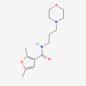 2,5-dimethyl-N-[3-(4-morpholinyl)propyl]-3-furamide