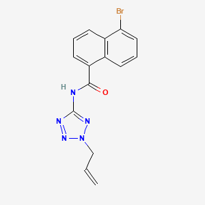 N-(2-allyl-2H-tetrazol-5-yl)-5-bromo-1-naphthamide