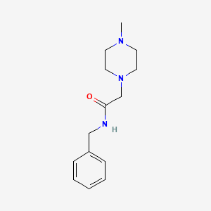 N-benzyl-2-(4-methyl-1-piperazinyl)acetamide