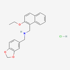 (1,3-benzodioxol-5-ylmethyl)[(2-ethoxy-1-naphthyl)methyl]amine hydrochloride