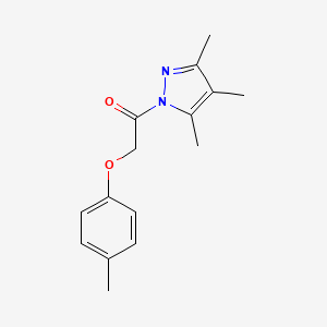 3,4,5-trimethyl-1-[(4-methylphenoxy)acetyl]-1H-pyrazole