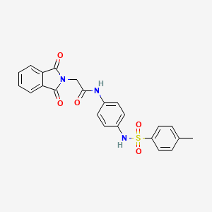 2-(1,3-dioxo-1,3-dihydro-2H-isoindol-2-yl)-N-(4-{[(4-methylphenyl)sulfonyl]amino}phenyl)acetamide