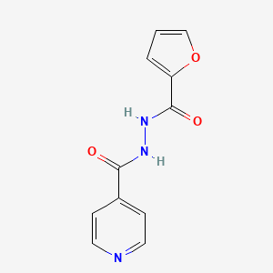 molecular formula C11H9N3O3 B4744208 N'-2-furoylisonicotinohydrazide CAS No. 27293-28-3