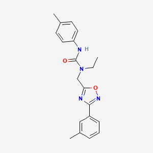 N-ethyl-N'-(4-methylphenyl)-N-{[3-(3-methylphenyl)-1,2,4-oxadiazol-5-yl]methyl}urea