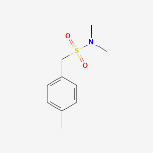 molecular formula C10H15NO2S B4744302 N,N-dimethyl-1-(4-methylphenyl)methanesulfonamide 