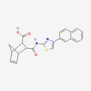 3-({[4-(2-naphthyl)-1,3-thiazol-2-yl]amino}carbonyl)bicyclo[2.2.1]hept-5-ene-2-carboxylic acid