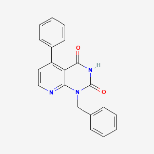 molecular formula C20H15N3O2 B4744372 1-benzyl-5-phenylpyrido[2,3-d]pyrimidine-2,4(1H,3H)-dione 