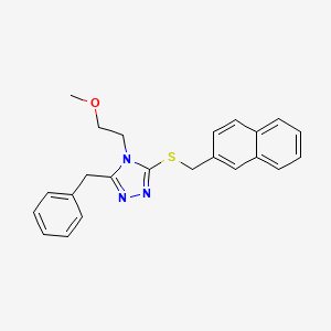 3-benzyl-4-(2-methoxyethyl)-5-[(2-naphthylmethyl)thio]-4H-1,2,4-triazole